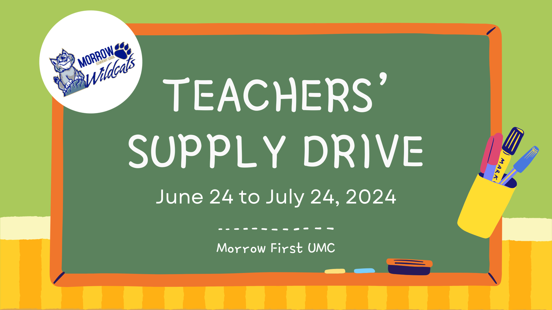 School Supply Drive for Morrow Elementary Teachers