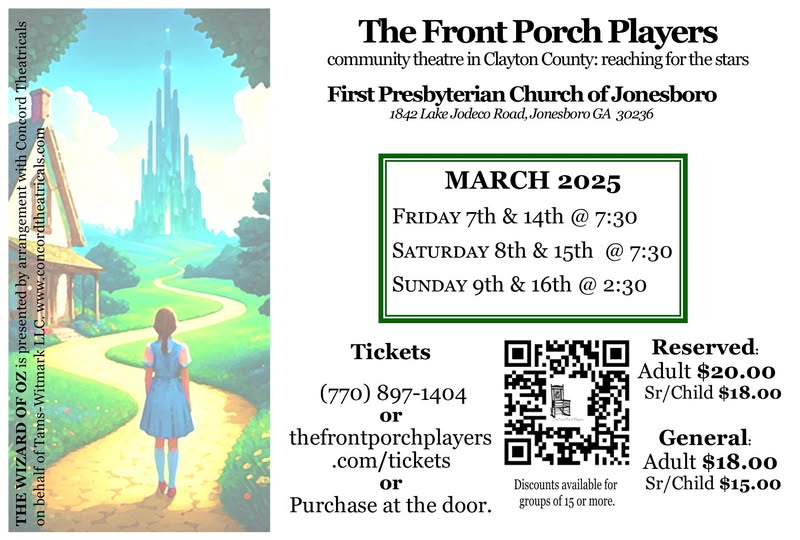 The Front Porch Players Present