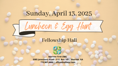 Sunday Luncheon & Egg Hunt